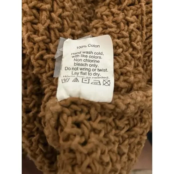 Madewell Women's Pullover Open Weave Cotton Sleeve Sweater Sz M French Quarter - Picture 5 of 5